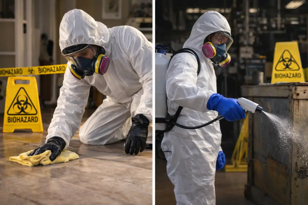 Trusted experts in Bio Hazard Cleanup in Pendleton
